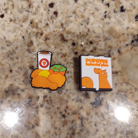 *New - 2 Pieces* Popeyes Jibbitz - Picture 1 of 1